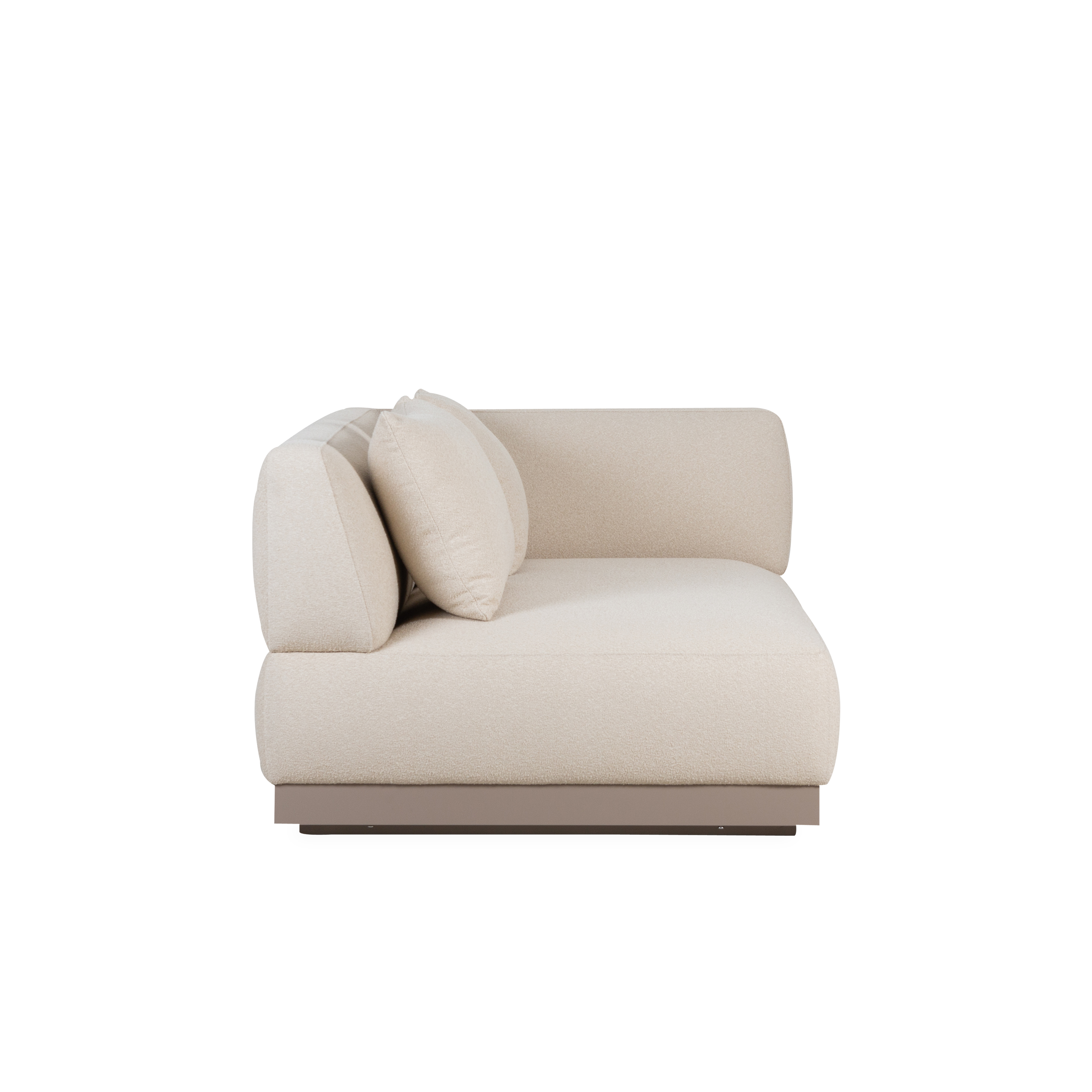 Luxury Amalfi Sectional Sofa - Modern Upholstered Fabric Couch with Reversible Chaise for Living Room, Family Room & Lounge Areas