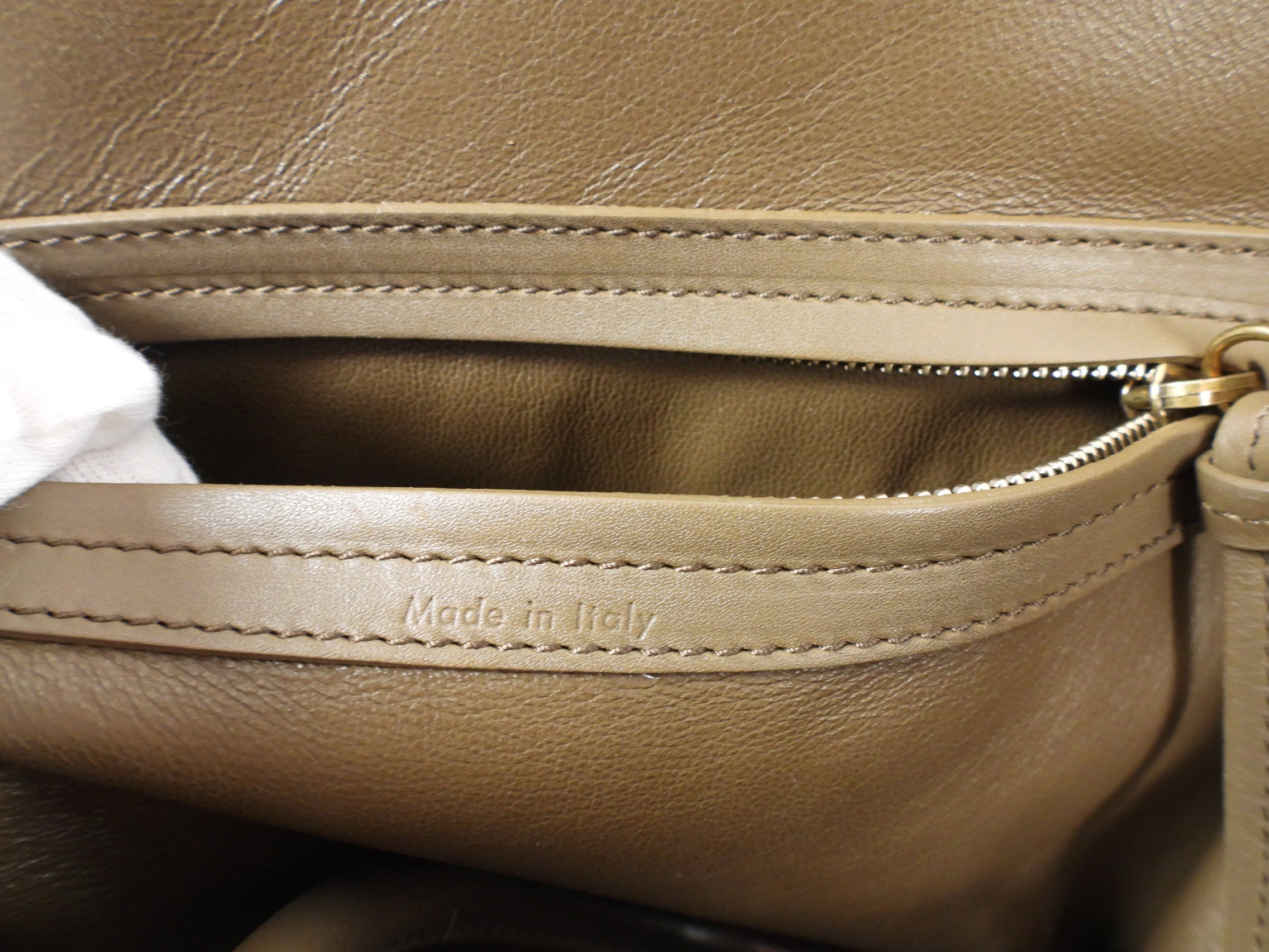 Celine Olive Green Phantom Luggage Tote Bag - Luxury Leather Handbag for Women | Perfect for Work, Travel & Everyday Use