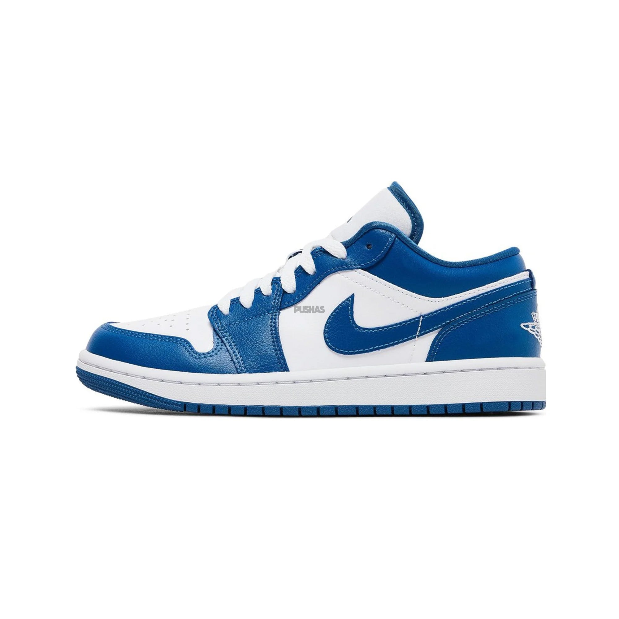 Air Jordan 1 Low 'Marina Blue' Women's Sneakers (2022) - Stylish Casual Shoes for Running, Walking & Everyday Wear