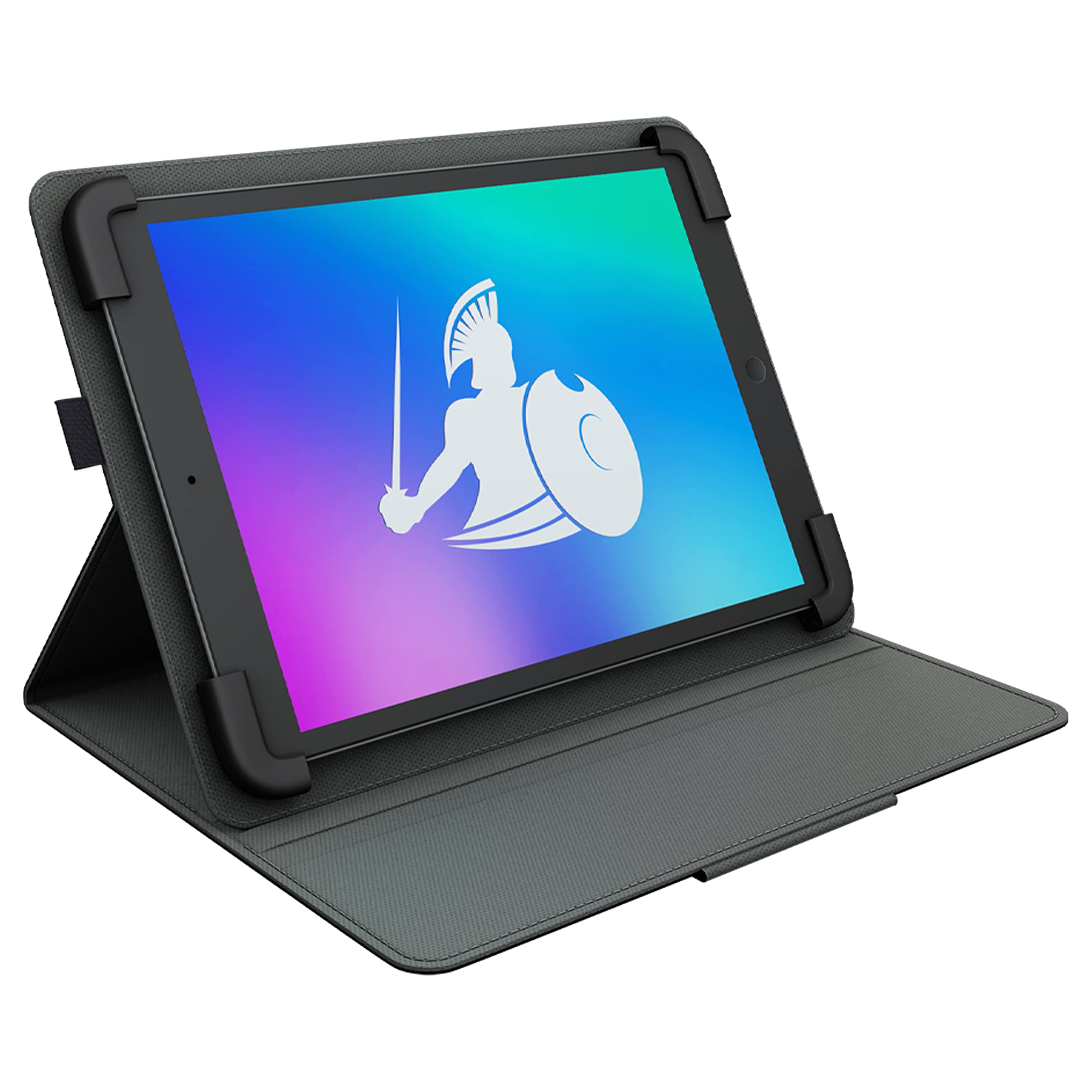 DefenderShield EMF Protection Tablet Case – Universal Fit for iPad & Tablets with 360° Kickstand, Secure Grip & Radiation Blocking – Durable Cover for Home, Office & Travel Use (Large)