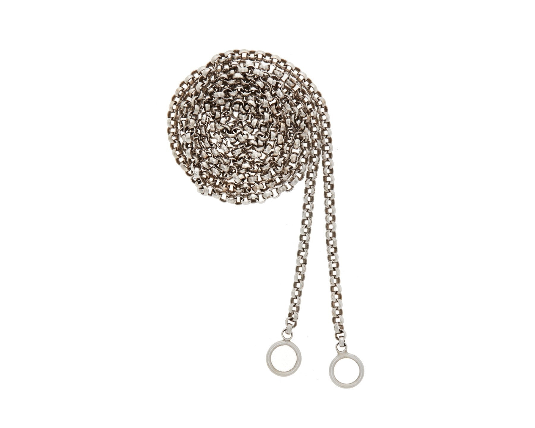14K White Gold Rolo Chain Necklace for Women - Elegant Layering Necklace Jewelry Gift for Her - Perfect for Everyday Wear, Date Nights & Special Occasions