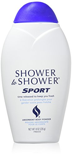 SHOWER TO SHOWER Body Powder for Women & Men - 8 oz Sport Fresh Scent (Pack of 3) | Talc-Free Absorbent Powder for Post-Workout, Gym & Daily Freshness