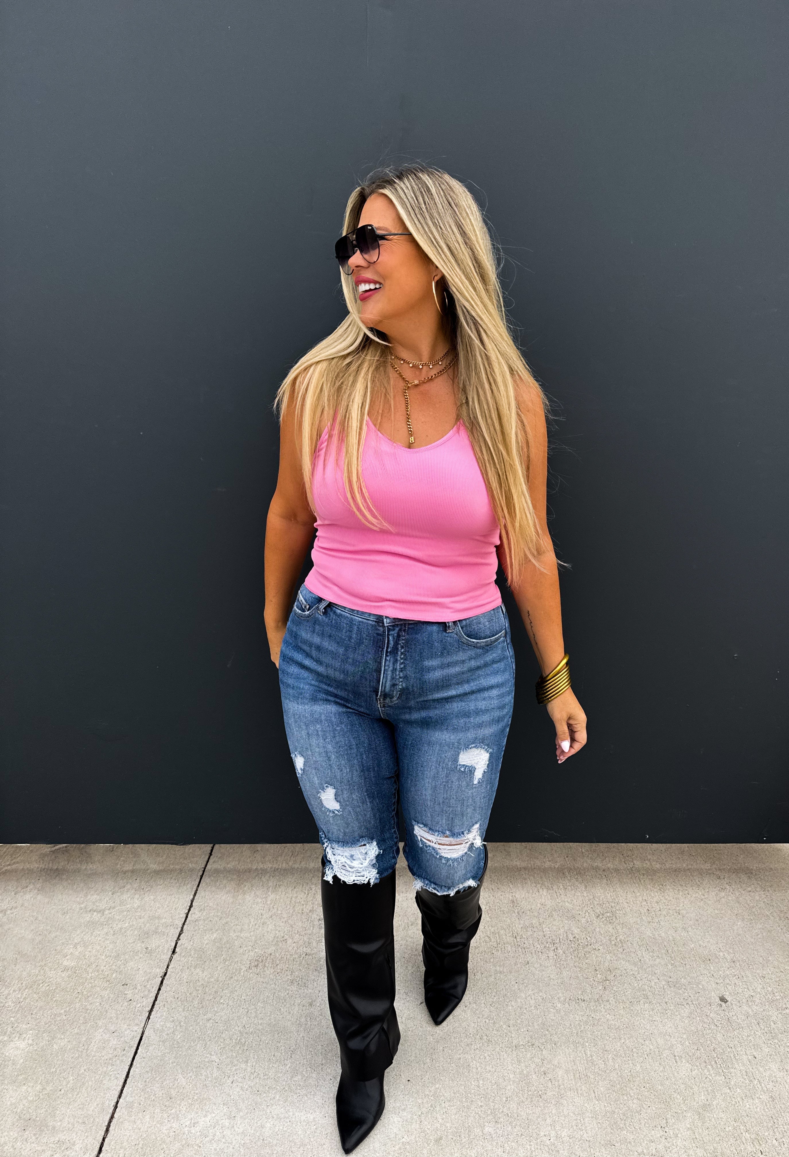 PREORDER: Hannah Ribbed Tank Top for Women - 5 Color Options | Soft Stretch Casual Wear for Summer, Layering & Everyday Outfits