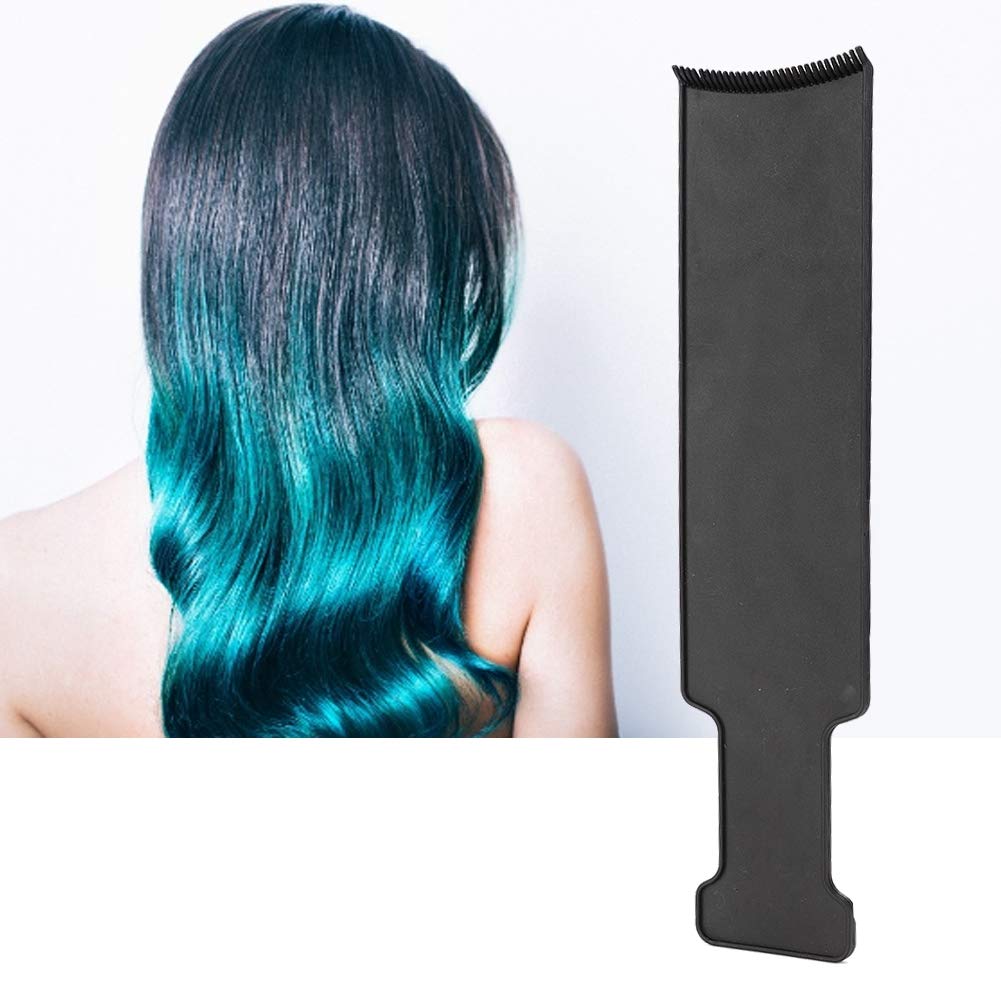 Professional Hair Dye Brush & Highlighting Board with Teeth - Large Black Balayage Hair Dye Kit for Salon & Home Use - Perfect for Hair Coloring, Ombre, and Foil Highlights Styling
