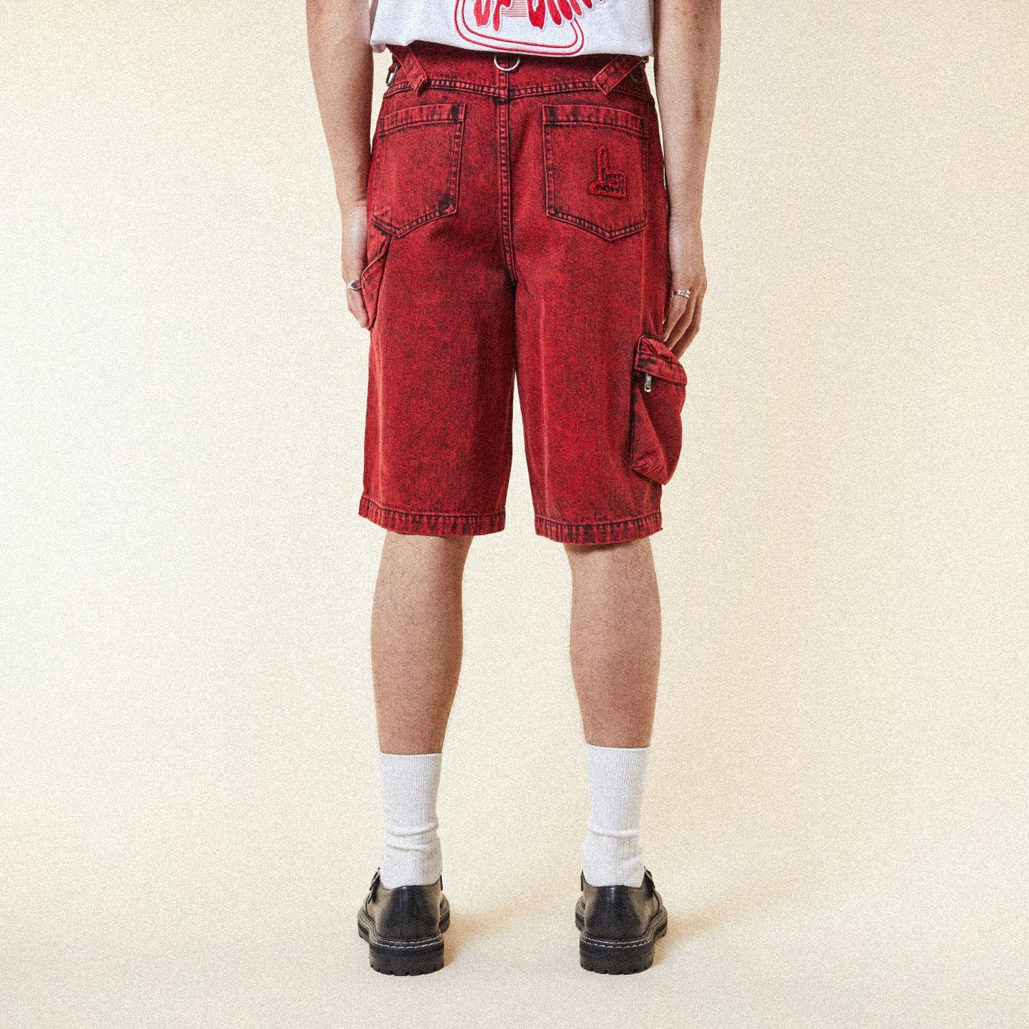 Future Boy Denim Carpenter Shorts - Durable Workwear for Men - Perfect for Construction, DIY Projects & Outdoor Activities
