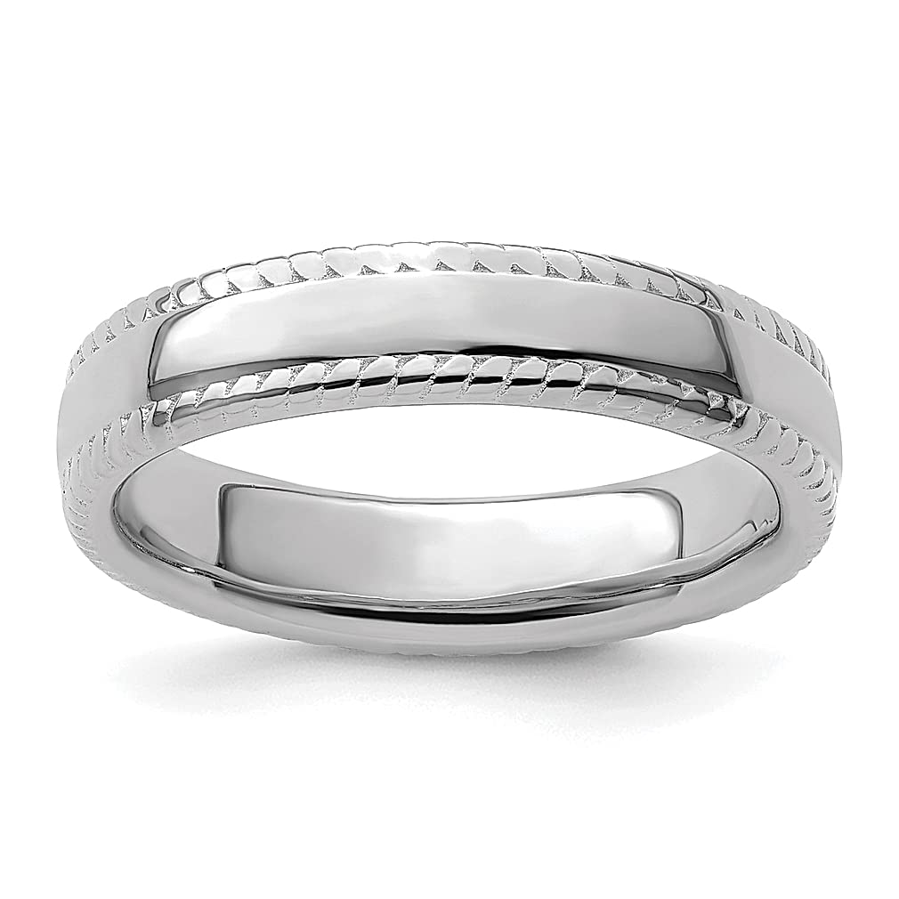925 Sterling Silver Stackable Band Ring for Women - Elegant Fine Jewelry Gift for Her - Perfect for Everyday Wear, Stacking & Special Occasions