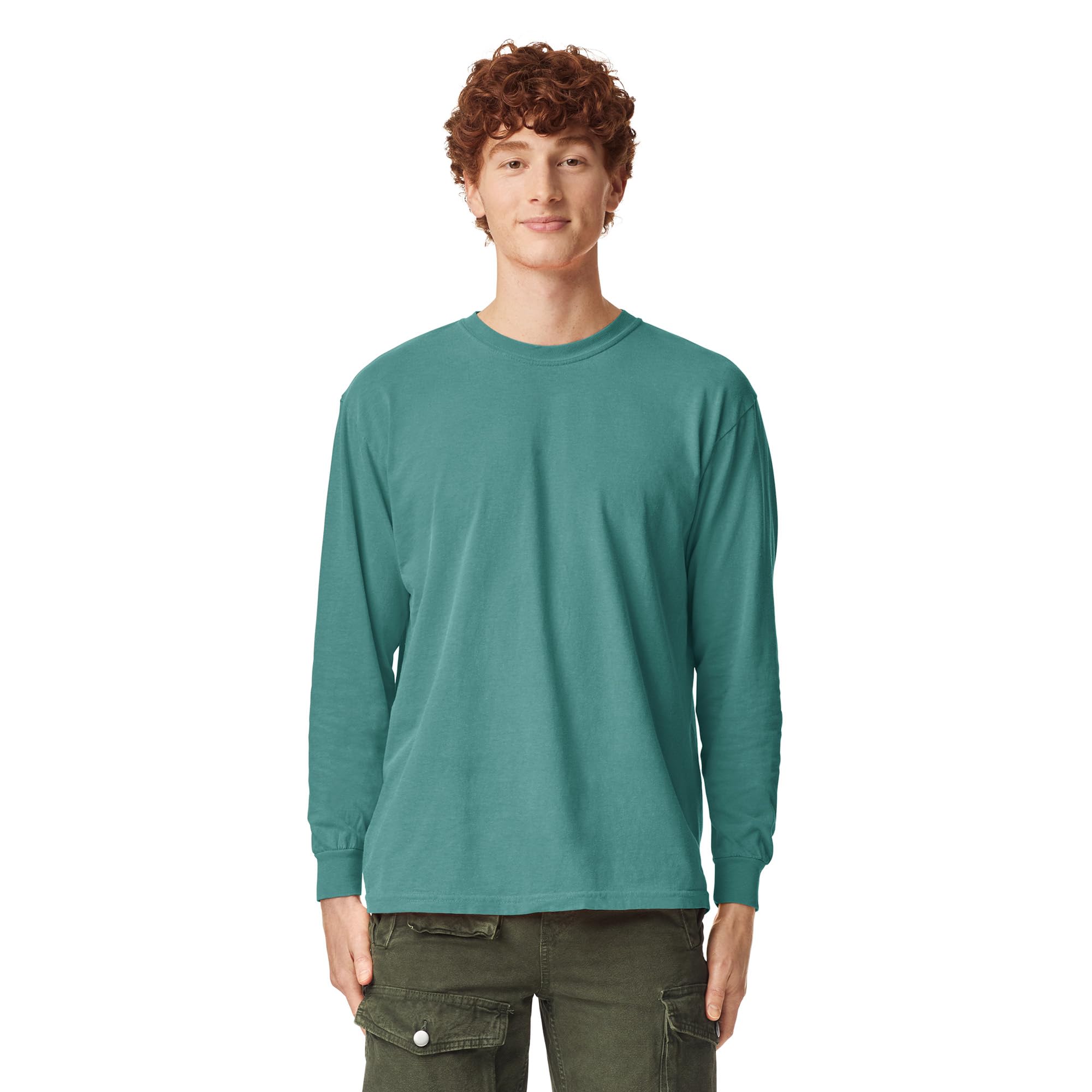 Comfort Colors Adult Long Sleeve T-Shirt Style G6014 - Soft Cotton Crewneck Tee for Men & Women | Perfect for Casual Wear, Layering & Everyday Comfort