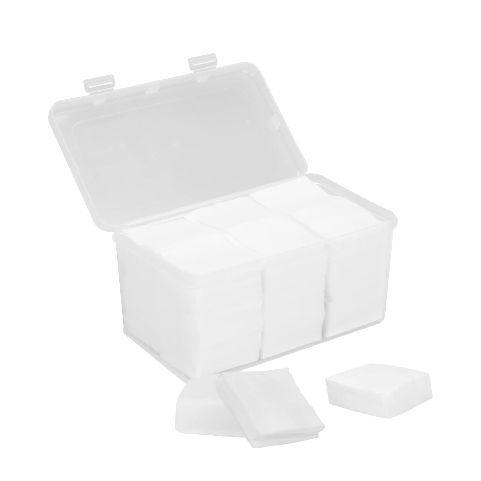 BOOSTEADY Gun Cleaning Patches - Square, Lint-Free, Highly Absorbent Cleaning Cloths for All Calibers (.22, .30, .357, .38, 9MM, 12GA) in Durable Plastic Case | Perfect for Rifle, Pistol, and Shotgun Maintenance at Home or Range