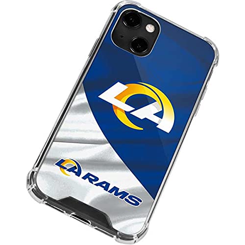 Official NFL Los Angeles Rams iPhone 13 Clear Phone Case - Custom Protective Cover for iPhone 13/13 Pro - Perfect for Football Fans, Game Days & Team Spirit Showcase