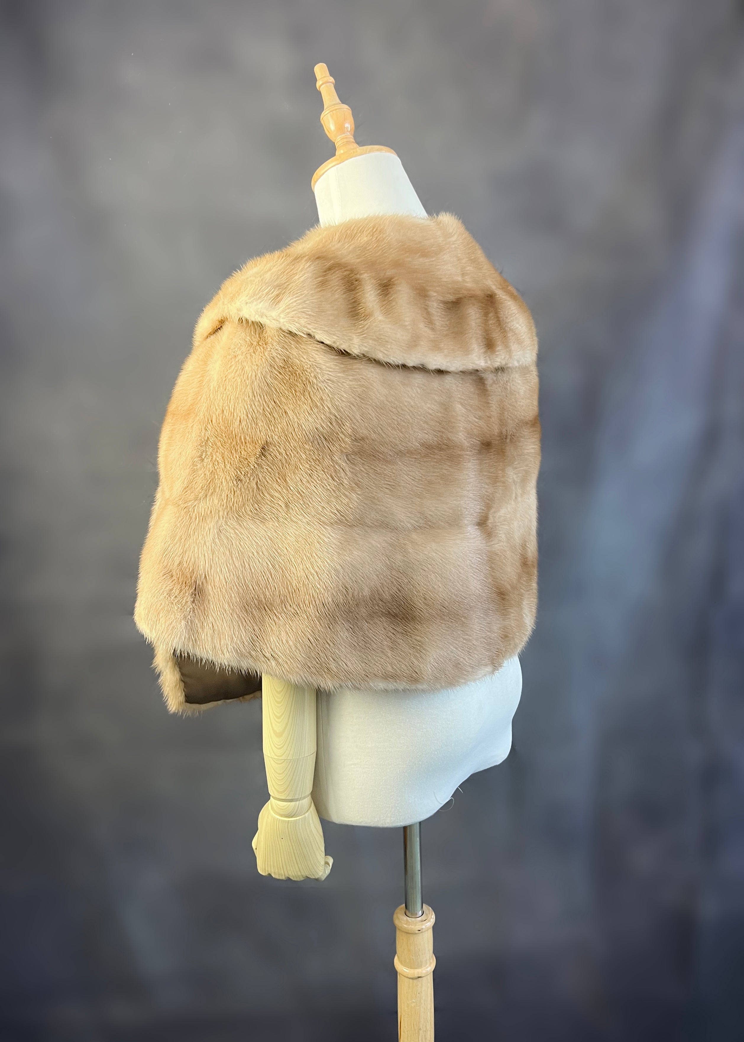Luxury Real Mink Fur Stole Shawl - Soft & Warm Winter Fashion Accessory for Women (Mink07) | Perfect for Evening Parties, Weddings & Cold Weather Outfits
