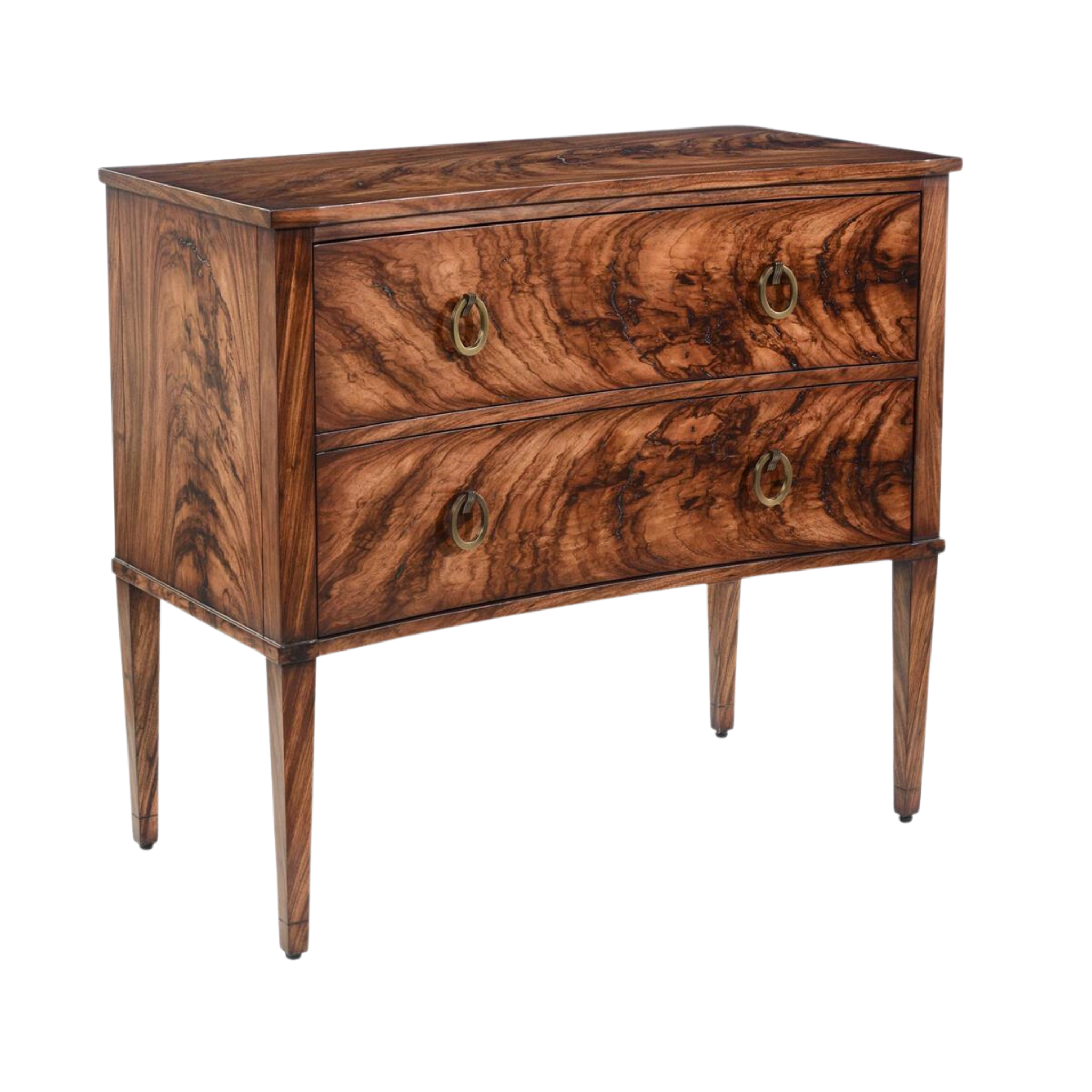 Agrestic Two Drawer Chest - Solid Wood Nightstand with Storage for Bedroom, Living Room & Office - Perfect for Organizing Clothes, Books & Bedside Essentials