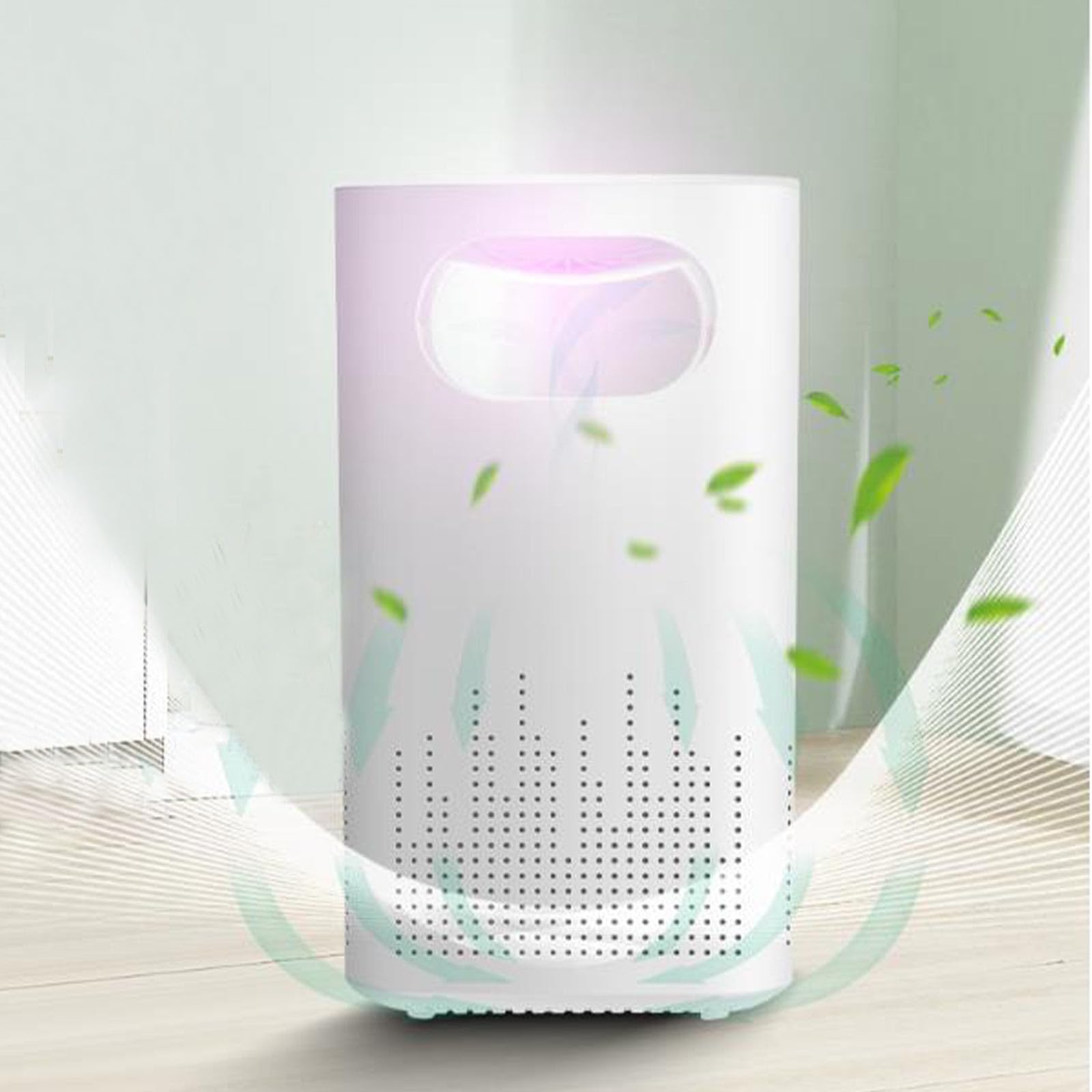 Smart Air Purifier for Home & Office with LED Lights, Washable Filter, Pet Hair & Dust Removal - Ideal for Living Room, Bedroom, Workspace | My Orders Lightning Deals | Perfect for Allergy Sufferers & Pet Owners