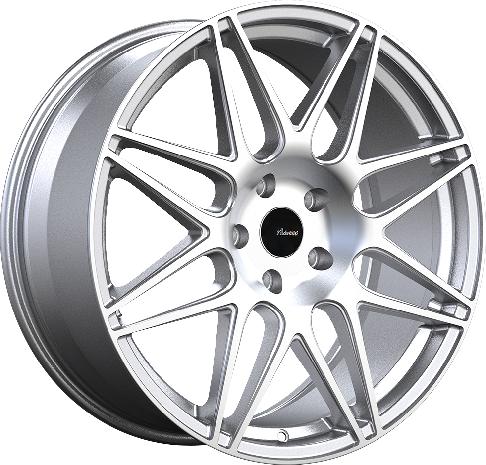 Advanti Classe Silver 19x9.5 +45 5x112mm 66.6mm Hubcentric Alloy Wheels - Perfect for Audi, BMW, Mercedes & VW Performance Upgrades