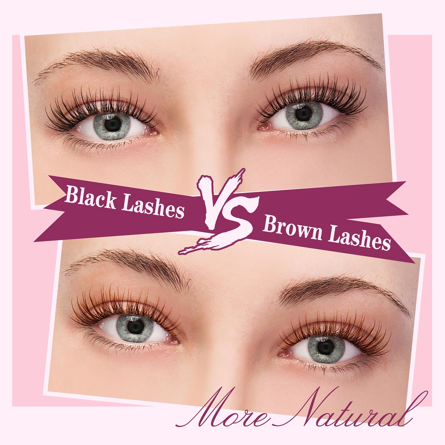 Natural Brown Lash Clusters Kit - 160pcs Wispy Eyelash Extensions D Curl (Left & Right) with Bond, Seal, Glue Remover & Tweezers - Perfect for Daily Wear, Special Occasions & Professional Makeup Artists (U16)