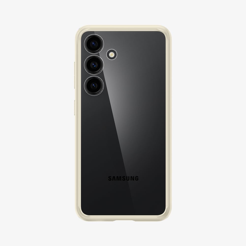 Spigen Ultra Hybrid Shockproof Case for Samsung Galaxy S24 [Anti-Yellowing] - Mute Beige | Slim Protective Phone Cover for Everyday Use & Outdoor Activities