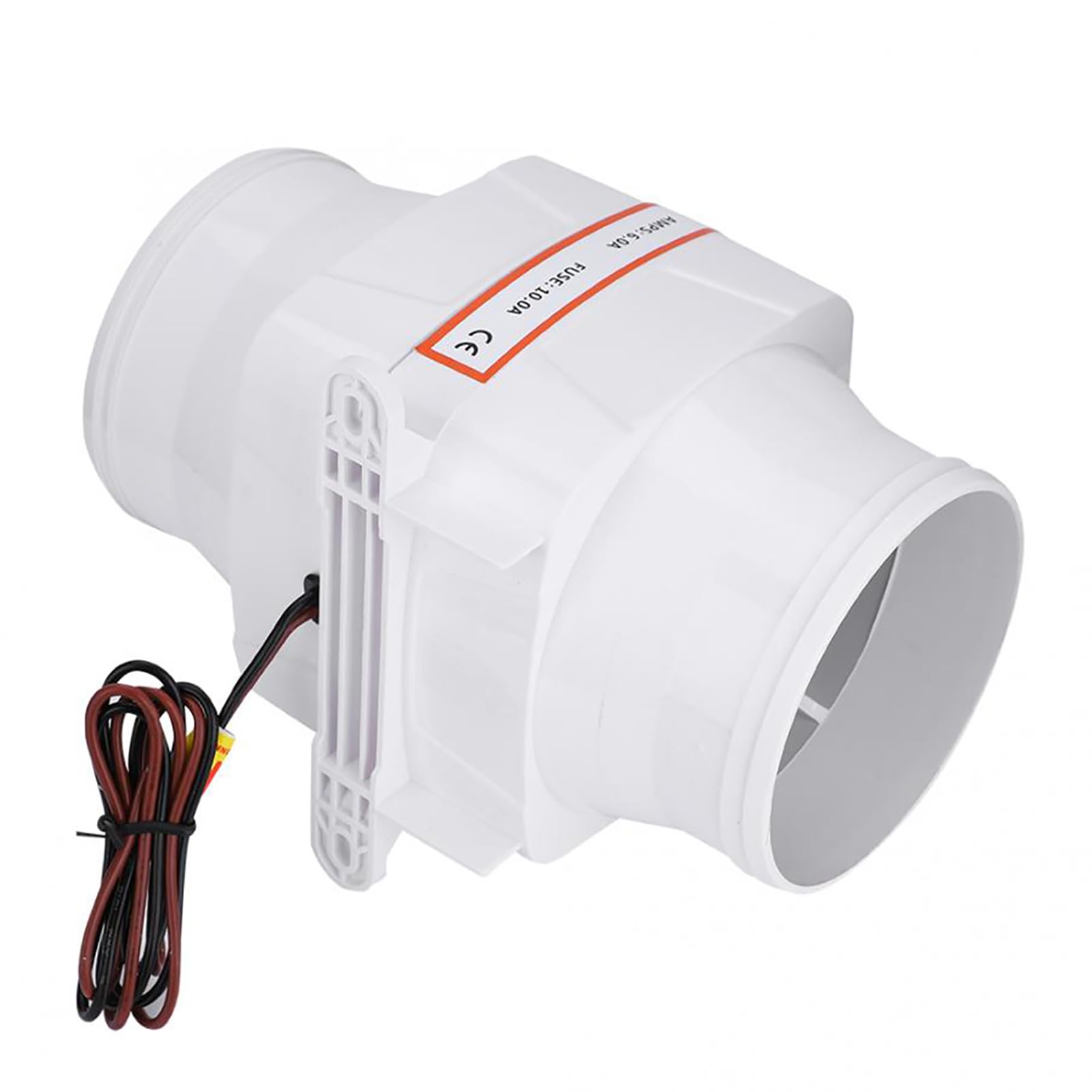 VGEBY 120V Marine Bilge Blower - High Strength Inline Ventilation Fan with 6 Blades for Yachts & Boats | Perfect for Engine Room Cooling and Bilge Air Circulation