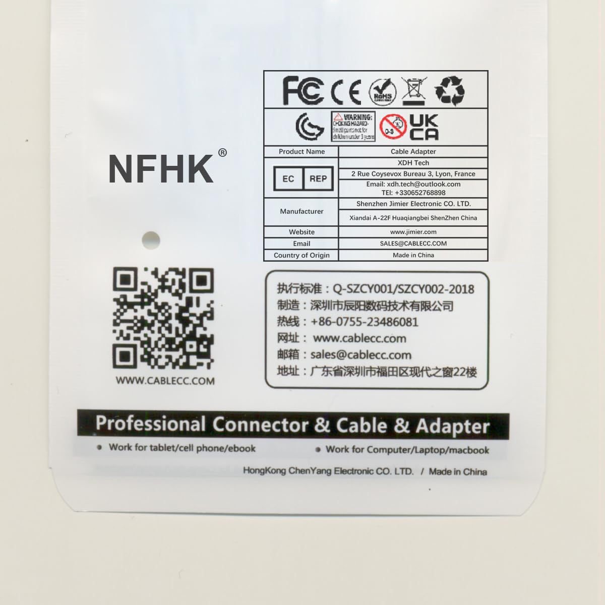 NFHK Micro SD to SD Card Adapter Kit - Expand Storage for MacBook Air/Pro/Retina (White) | Perfect for Photography, Video Editing & Data Backup