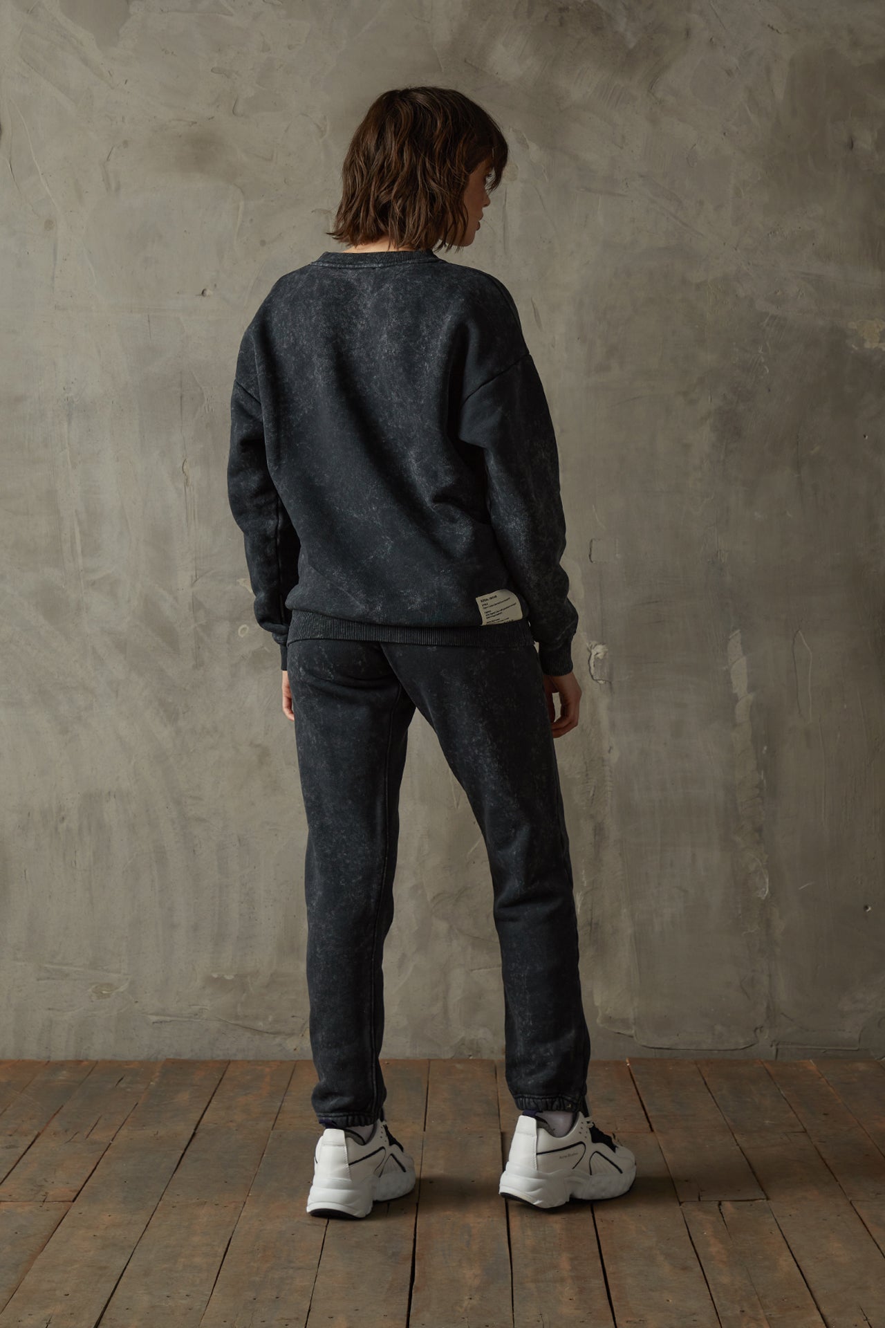 530 Washed Black Women's Sweatshirt - Soft & Comfortable Pullover for Casual Wear, Lounge & Everyday Outfits