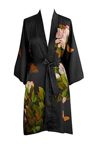 Peony & Butterfly - Black