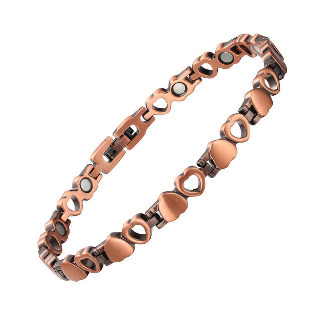 YINOX Copper Ankle Bracelet for Women - Magnetic Therapy Anklet with 12 Magnets for Arthritis Pain Relief, Fashion Jewelry Gift for Her - Perfect for Daily Wear, Yoga & Wellness Lifestyle