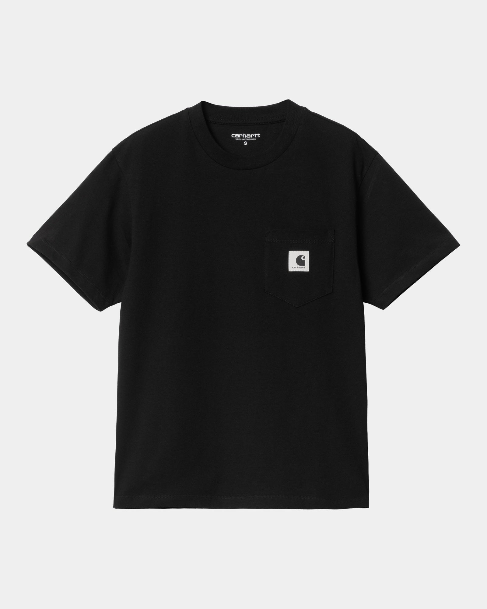 Women's Pocket T-Shirt - Soft Cotton Casual Tee in Black | Perfect for Everyday Wear, Outings & Layering