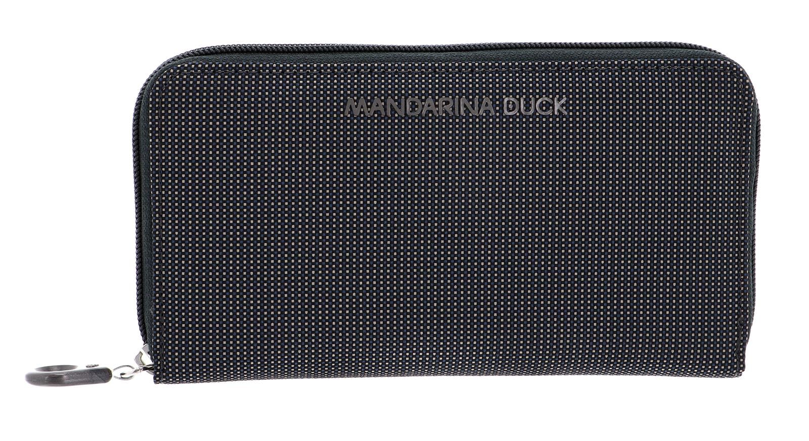 Mandarina Duck Women's Leather Wallet - Slim RFID Blocking Bifold Billfold with Multiple Card Slots - Perfect for Everyday Use, Travel & Gift Giving