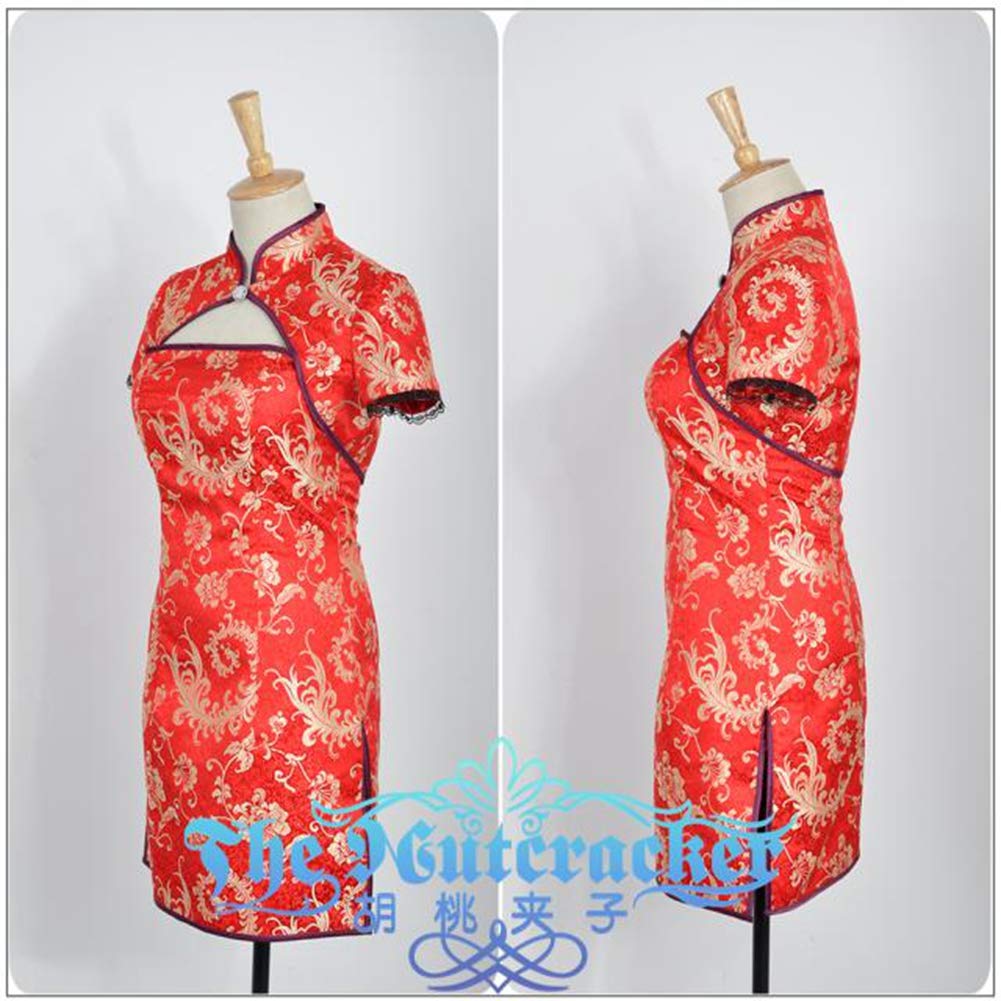 Erina Nakiri Cosplay Costume - Custom Made Cheongsam Dress for Christmas, Halloween & Carnival Parties | Perfect for Anime Conventions & Themed Events