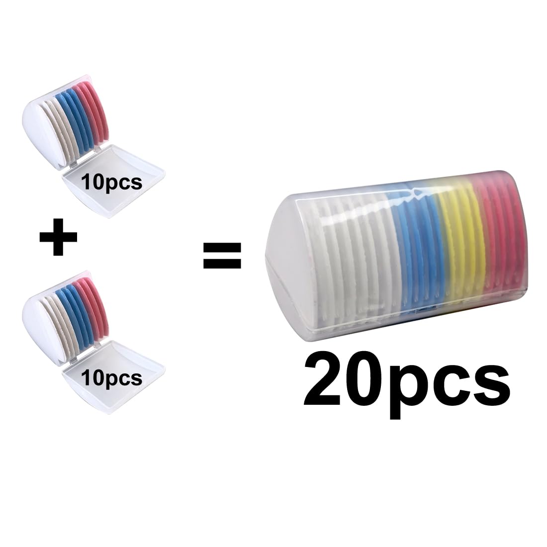 20PCS Professional Tailor's Chalk for Fabric Marking - Triangle Sewing Chalk for Dressmaking, Quilting & DIY Crafts - Washable Fabric Marking Tool for Tailors & Seamstresses