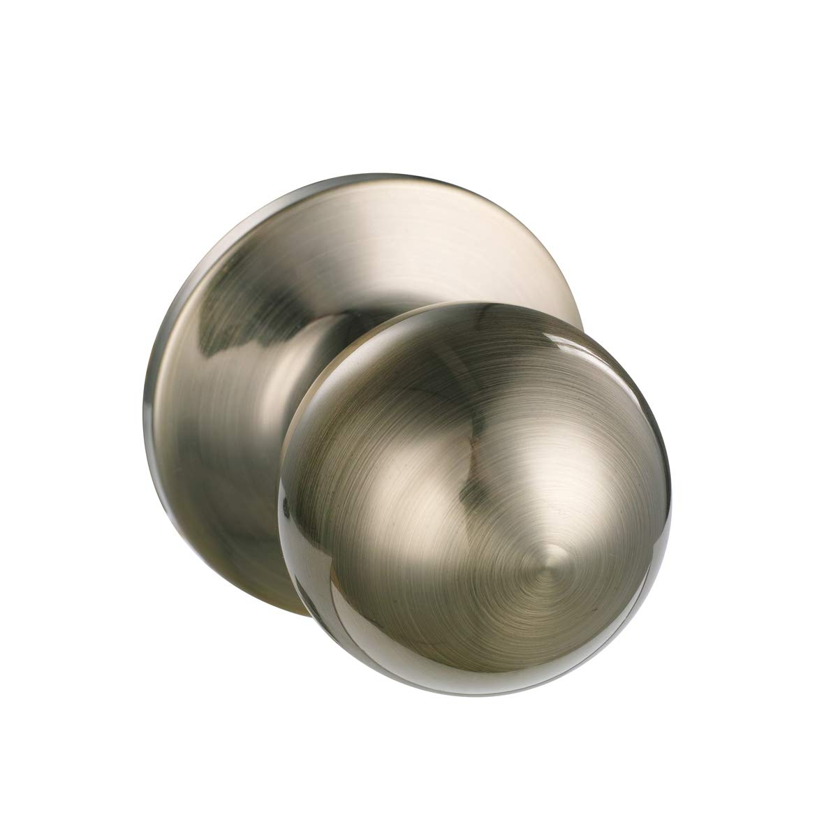 Contemporary Passage Lever Door Handle Set - Non-Locking Reversible for Left/Right Hand Doors - 4 Pack (Hallway, Closet, Bedroom, Office) - 5763-AB-SET