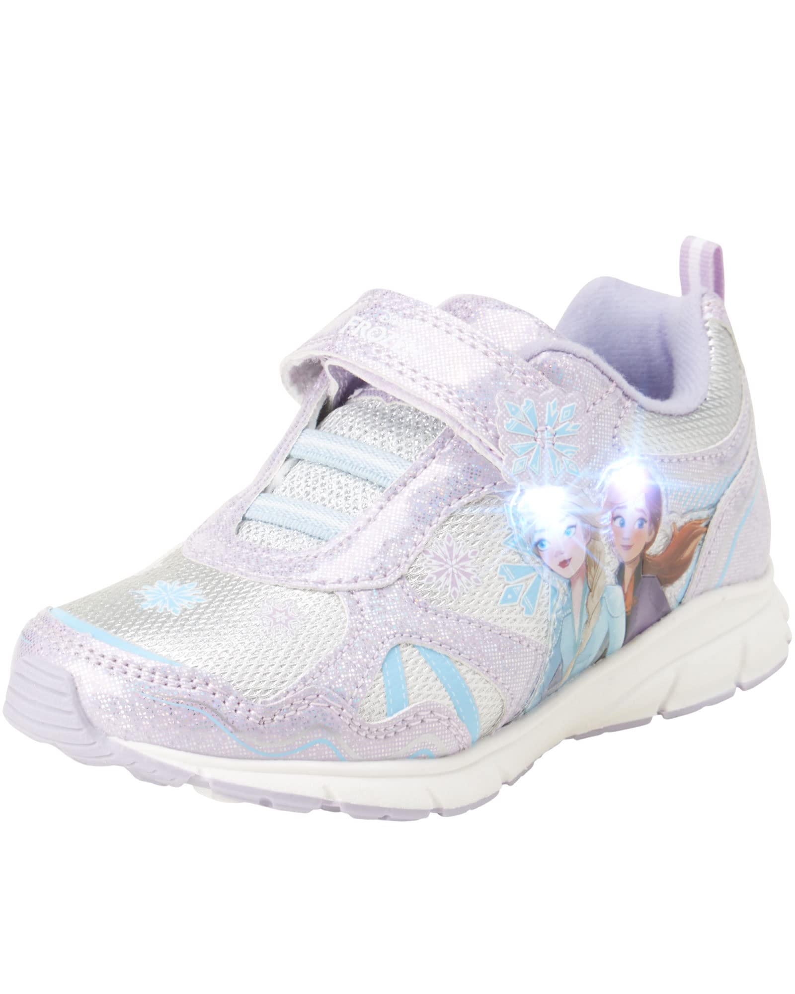 Disney Frozen Light-Up Sneakers for Girls - Running Shoes for Toddlers & Kids - Perfect for Play & School