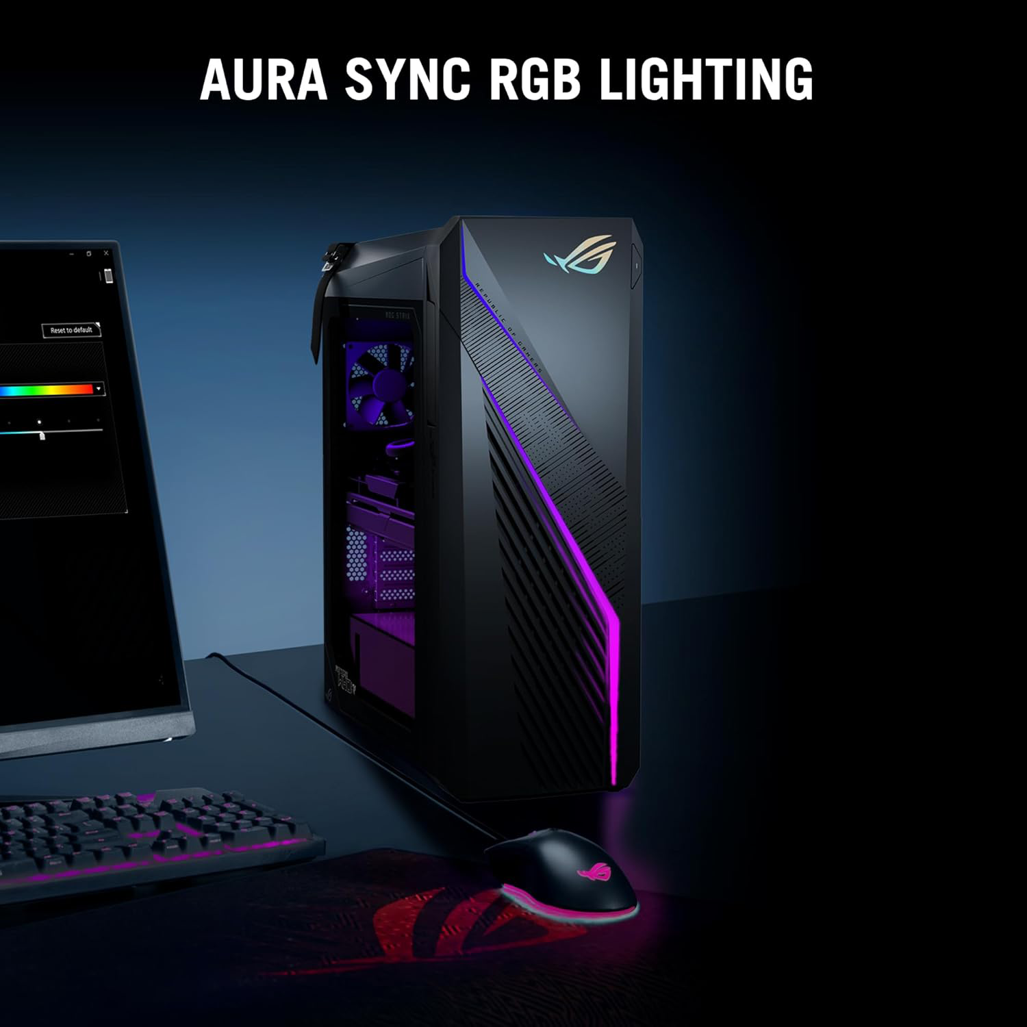 ASUS ROG Strix Gaming Desktop PC - Intel Core i7 Processor, 16GB RAM, NVIDIA GeForce RTX 4070, 1TB SSD, Windows 11 Home (Grey) - Perfect for 4K Gaming, Video Editing & Streaming