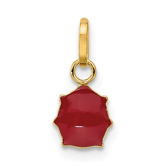 14K Yellow Gold Ladybug Charm Pendant - Cute & Elegant Jewelry for Women & Girls - Perfect for Gifts, Birthdays & Everyday Wear