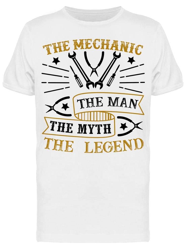 Smartprints The Man, The Myth, The Legend T-Shirt for Men - Premium Cotton Graphic Tee - Casual Wear & Gift Idea for Dad, Husband, Boyfriend