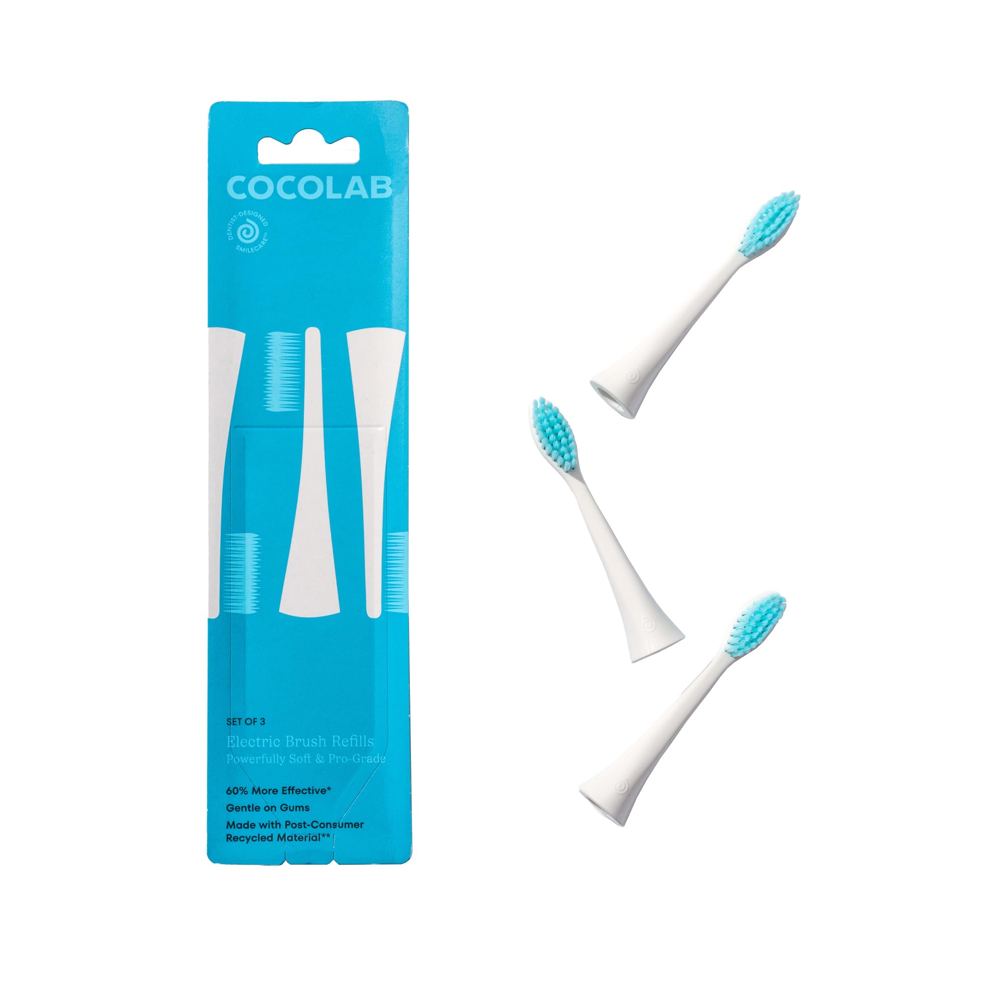 Electric Toothbrush Heads Replacement for Sonicare - Ultra Sensitive & Soft Bristles, 3-Pack | Superior Cleaning Performance | Perfect for Travel, Home & Office Use
