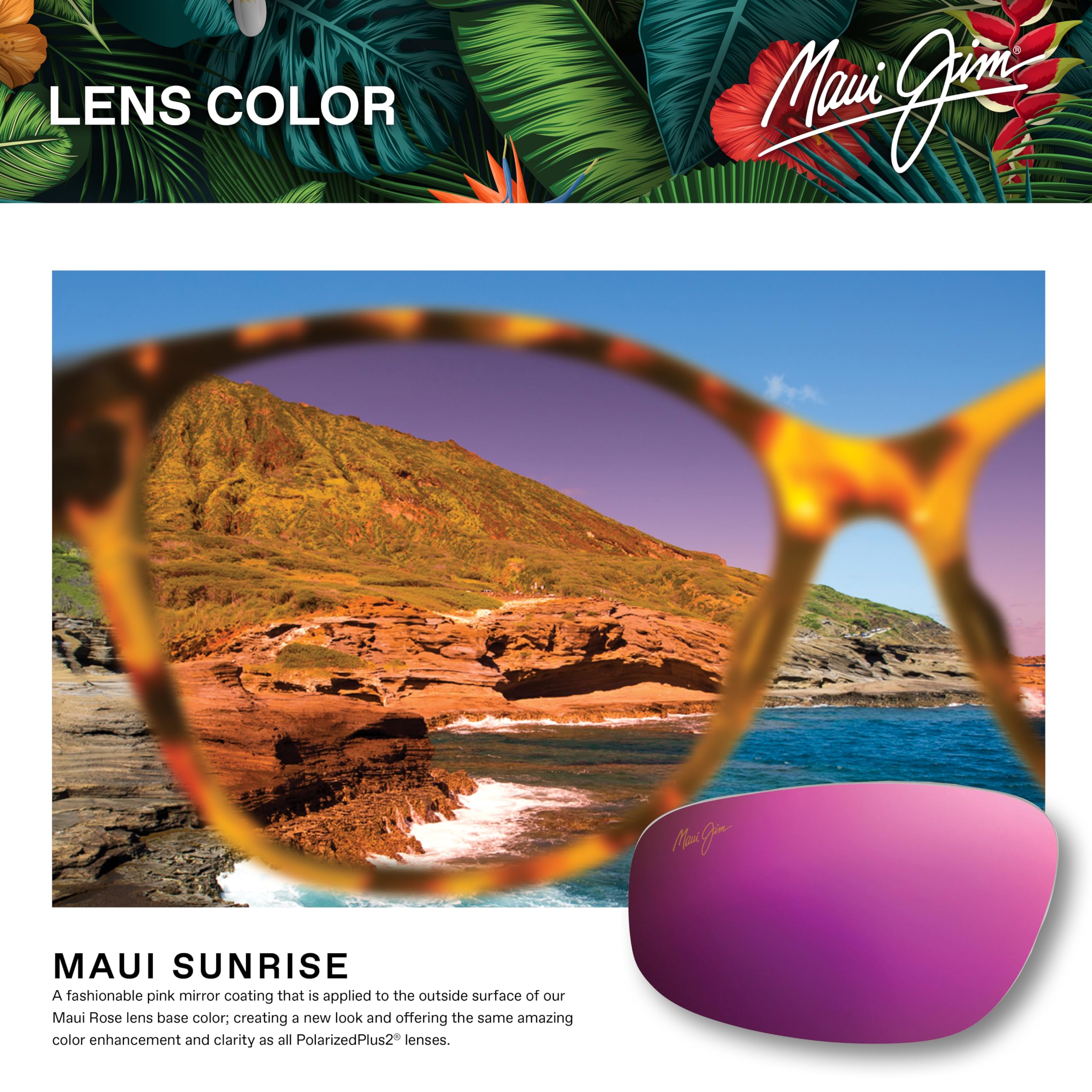 Maui Jim Baby Beach Polarized Aviator Reading Sunglasses for Men & Women - UV Protection, Lightweight Frame for Driving, Beach & Outdoor Activities
