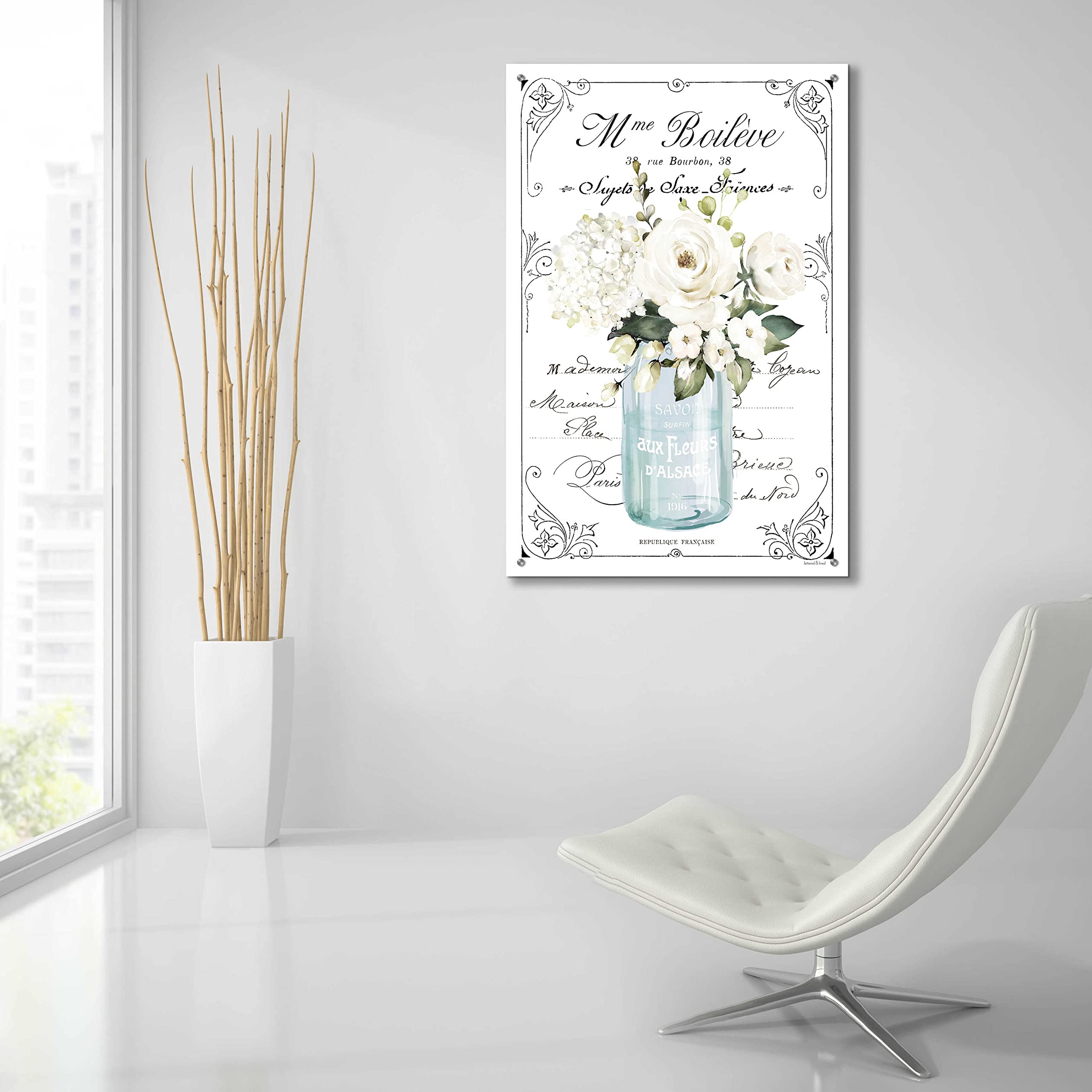 Epic Art 'French Bathroom Set II' by Lettered & Lined - 24