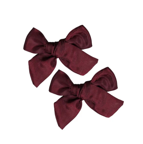 Elegant Satin Hair Clips Set (One Size) - Perfect for Weddings, Prom, Parties & Everyday Styling