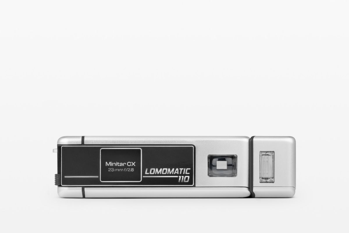 Lomography Lomomatic 110 Film Camera with Flash - Vintage Style Metal Body for Travel, Street Photography & Retro Enthusiasts