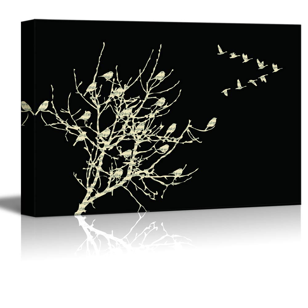 Black and White Canvas Wall Art - 32x48 Inches Framed Modern Abstract Paintings for Bedroom & Living Room Decor | Home Office Wall Decorations | Perfect for Housewarming Gifts & Interior Design
