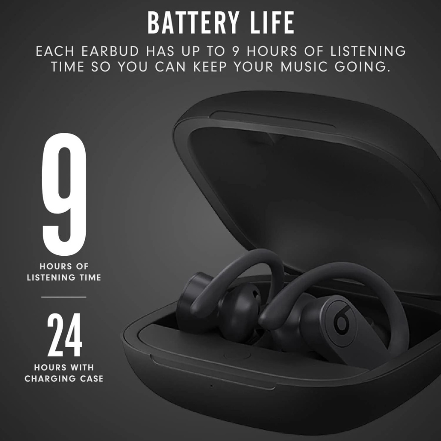Beats Powerbeats Pro Wireless Bluetooth Earbuds - Sweatproof & Noise Isolating for Running, Workouts & Gym - New Model with Secure Fit & 9 Hours Battery Life
