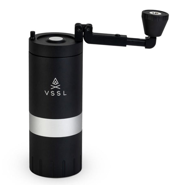 Premium VSSL Java G Manual Coffee Grinder - Portable Hand Crank Burr Mill for Espresso, French Press & Pour Over - Perfect for Camping, Travel & Home Brewing