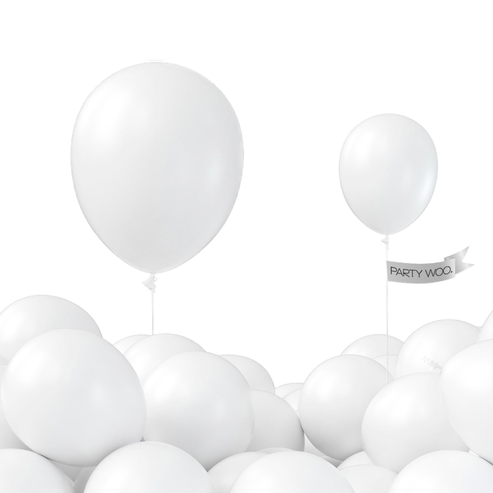 52 Pack 12 Inch White Latex Balloons for Party Decorations - Perfect for Balloon Garlands, Arches, Birthday Parties, Weddings & Baby Showers - Durable & Elegant White-Y13 Balloons for Any Celebration