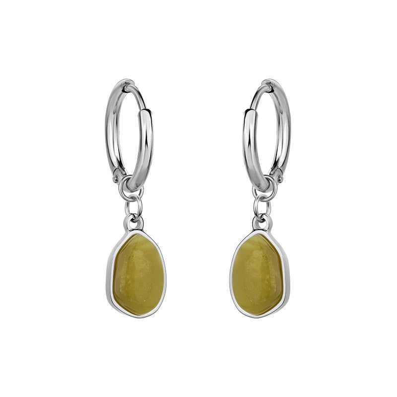 Lemon Quartz Drop Earrings for Women - Natural Gemstone Dangle Earrings | Elegant Jewelry Gift for Birthday, Wedding & Party