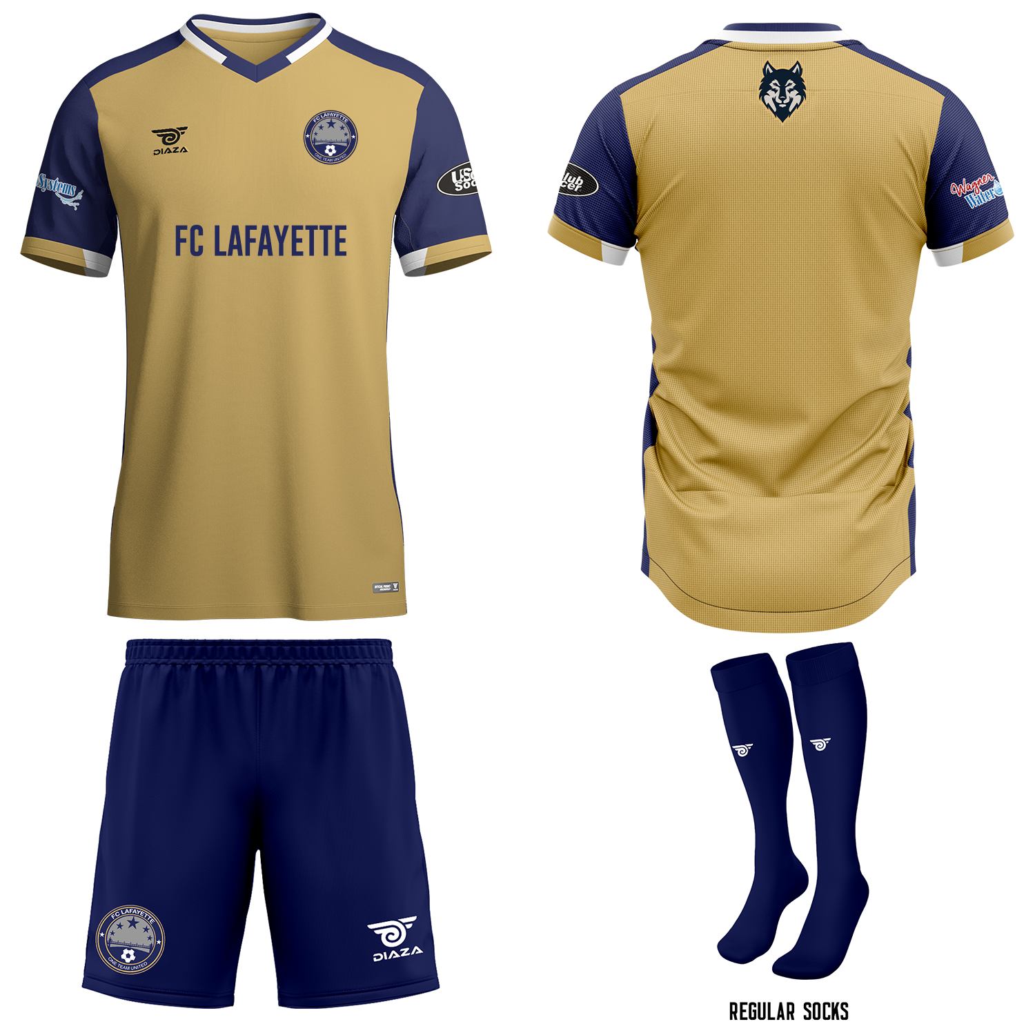 FC Lafayette Player Bundle - Authentic Soccer Jersey, Shorts & Socks Set for Fans & Players - Perfect for Matches, Training & Game Day Outfits