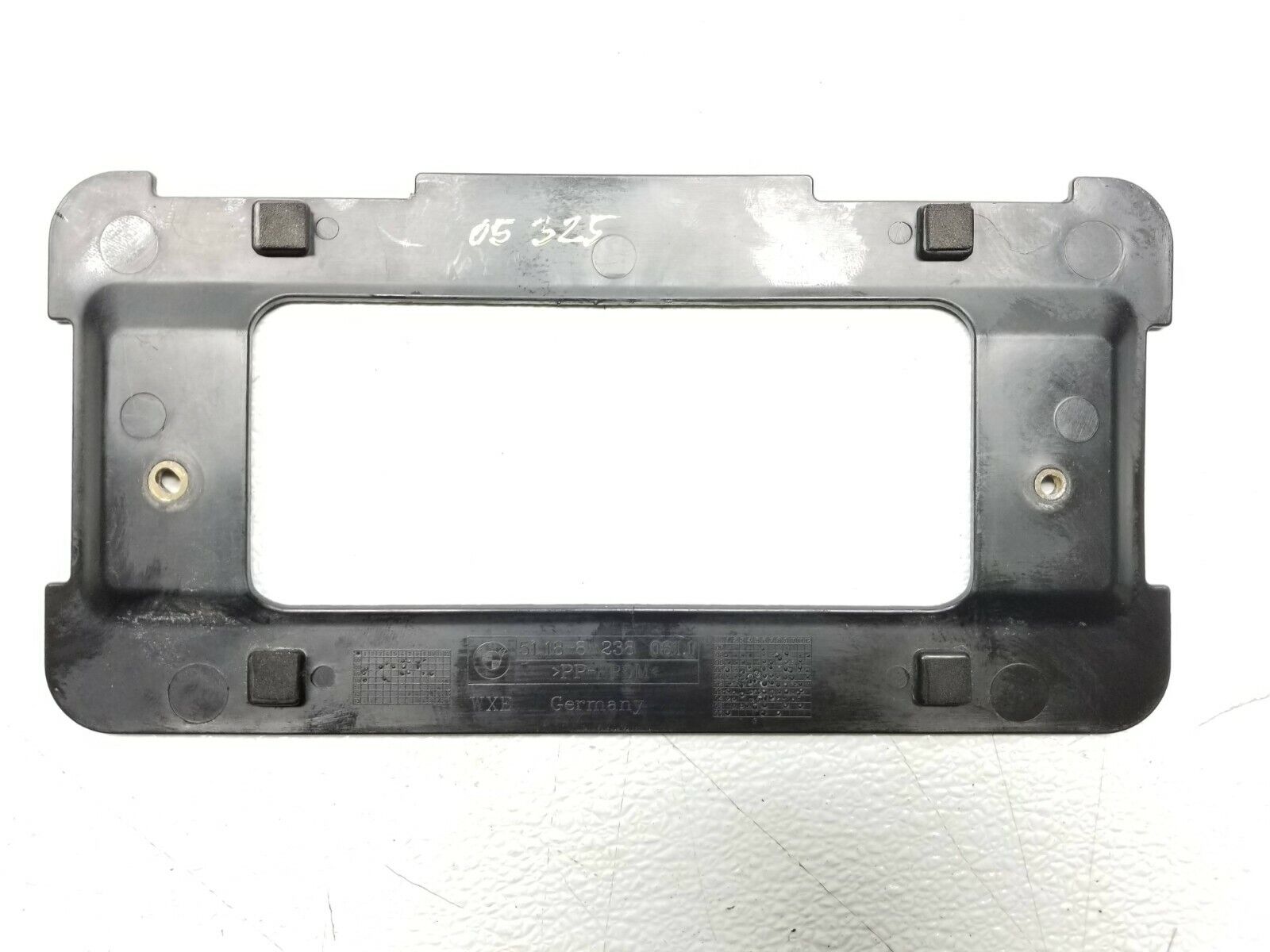 BMW E46 Sedan Rear License Plate Mount Bracket OEM Replacement Part - Perfect for Car Enthusiasts & DIY Auto Repair