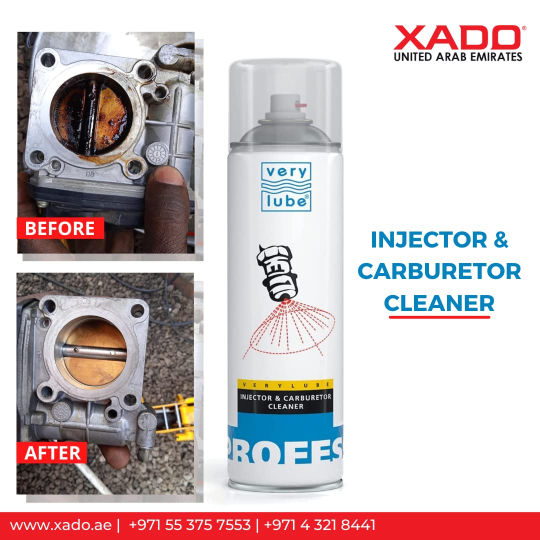 XADO High-Performance Fuel Injector & Carburetor Cleaner - Restores Engine Power, Improves MPG - Ideal for Cars, Trucks & Motorcycles