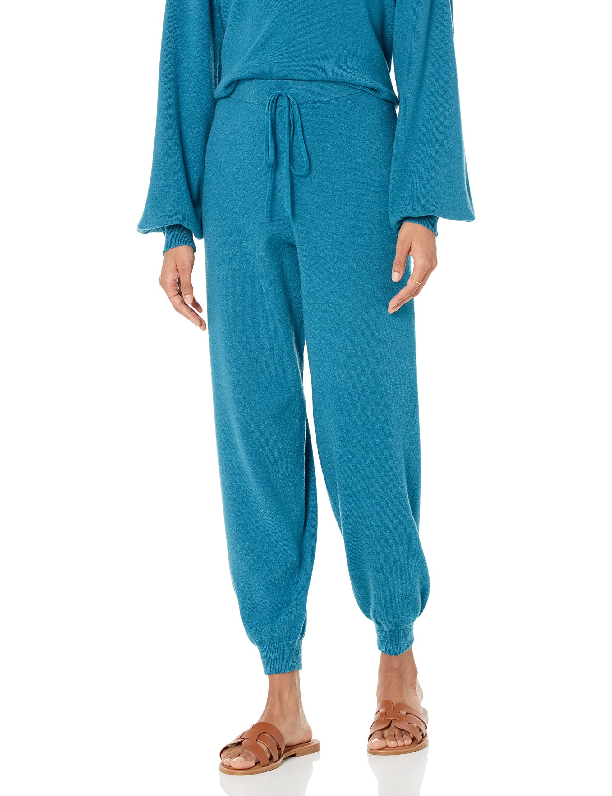 The Drop Women's Maddie Loose-Fit Supersoft Sweater Jogger Pants - Cozy Casual Lounge Wear for Home, Yoga & Running Errands