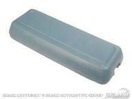 1979-1986 Ford Mustang Replacement Console Lid - Light Blue D9ZZ-6106024-LB | Drake Muscle Cars Center Console Pad | Perfect for Restoring Classic Mustang Interiors & Enhancing Driving Comfort
