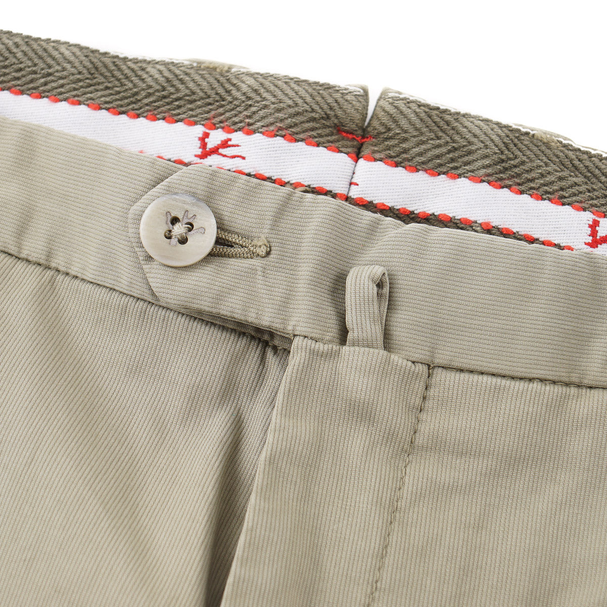 Isaia Slim Fit Woven Cotton Chinos for Men | Comfortable Stretch Dress Pants | Business Casual & Office Wear | Perfect for Work, Travel & Formal Occasions