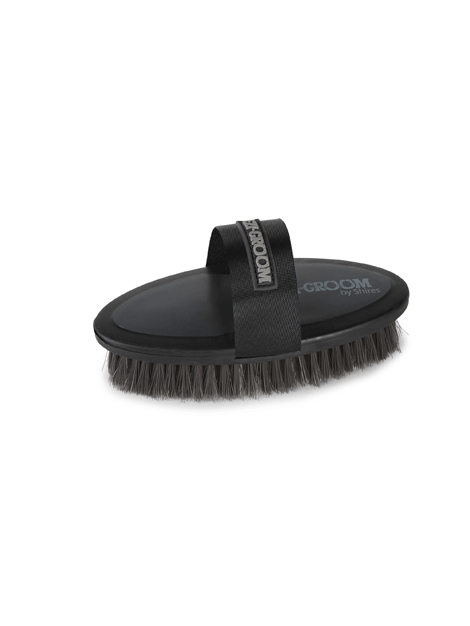 Ezi Groom Grip Body Brush for Horses - Large Pet Grooming Brush with Ergonomic Handle for Easy Brushing & Shedding - Perfect for Horse, Dog & Livestock Care